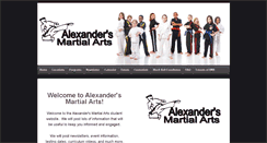 Desktop Screenshot of alexandersmartialarts.org